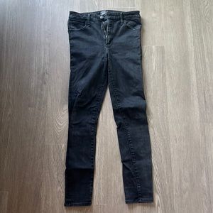 Abercrombie & Fitch Simone High Rise Super Skinny Black Jeans Size 6/28R